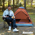 2 Person Camping Dome Tent,Waterproof Lightweight Portable Tents for Outdoor Camping Hiking Travel