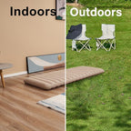 Single Size Camping Air Mattress Inflatable Bed,Blow Up Mattress Sleeping Pad