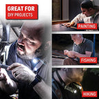 EZRED ANYWEAR Rechargeable Neck Light for Hands-Free Lighting, soft green
