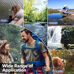 Straw Water Filter 5 Pack – Outdoor Camping & Hiking Survival Gear Kit for Family Use, Ultra-Light Personal Filter Straws for Backpacking, Travel, Bug-Out Bags and Emergency Preparedness