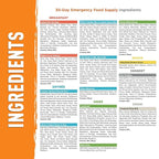 Emergency Essentials 1-Month Emergency Food Supply Bucket, 257 Servings, 56,650 Calories | Long-Term Survival Food Kit for Disaster Preparedness, Camping, and Power Outages