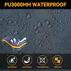 Tent Footprint - Waterproof Camping Tarp with Heavy Duty Grommet, Ultralight Outdoor Tent Floor Mat, PU3000mm Ground Sheet for Backpacking, Hiking, Hammock, Picnic, Beach