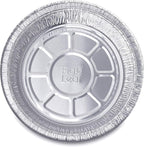 Fig & Leaf (270 Pack) Premium 9-Inch Round Foil Pans with Plastic Dome Lids l Heavy Duty l Disposable Aluminum Tin for Roasting, Baking, Cake or Cooking