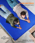 Extra Thick GAIALOOP 4 INCH Memory Foam Camping Mattress, Roll Up Floor Sleeping Mat Camp Cot Mattress Pad Travel Camping Couch Bed for Guest Adults Side Sleepers