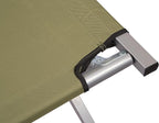 Trailblazer GI-Style Heavy Duty Folding Steel Cot | Sturdy Military-Style Camping Cot | Durable Steel Frame | Portable Foldable Design for Outdoor Adventures | Emergency Use | Survival & Prepper Gear