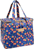 Kwang Min Insulated Insulated Cooler Bag,Reusable Large Lunch Bag for Women, Great for Outdoors,Camping,Party,Premium Quality,Adjustable Strap,Foldable