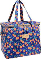 Kwang Min Insulated Insulated Cooler Bag,Reusable Large Lunch Bag for Women, Great for Outdoors,Camping,Party,Premium Quality,Adjustable Strap,Foldable