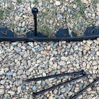 Plastic Landscape Anchoring Spikes 25 Pcs 8 Inch Nylon Spiral Landscape Spikes for Yard, Garden Lawn, Weed Barriers, Artificial Turf, Tent
