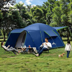 Three Bears Family Camping Tent - 6-Person Spacious Design, 3000mm Waterproof, Suitable for Road Trips/Backyards/Extended Camping Adventures in All Scenarios