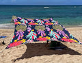 Neso Grande Portable Beach Tent Sun Shelter - Lightweight Beach Shade Canopy - Easy Setup for Family Outings - Patented Reinforced Corners - UPF 50+ Sun Protection - 7ft Tall, 9 x 9ft