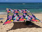 Neso Grande Portable Beach Tent Sun Shelter - Lightweight Beach Shade Canopy - Easy Setup for Family Outings - Patented Reinforced Corners - UPF 50+ Sun Protection - 7ft Tall, 9 x 9ft