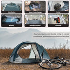 Wander Hawk 1-2 Person Backpacking Tent, Lightweight 1 Person / 2 Person Tent for Bikepacking Backpacking Camping & Hiking
