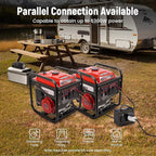 maXpeedingrods 4800 Watt Portable Inverter Generator, Gas Powered Open Frame Generator with ECO Mode, Lightweight for Outdoor Camping, Home Backup, Garden