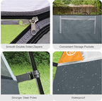 Tents for Camping 4 Person Tent Waterproof Windproof Double Layer Camping Tent, Easy Setup Dome Tent with Large Mesh Windows & Wider Door for Outdoor Camping & Hiking