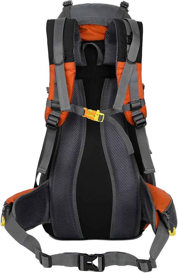 Esup 50L Hiking Backpack Men Camping Backpack with rain cover 45l+5l Lightweight Backpacking Backpack Travel Backpack