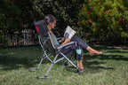 Picnic TIME NCAA Unisex-Adult NCAA Outdoor Rocking Camp Chair, XL Heavy Duty Camping Chair for Adults