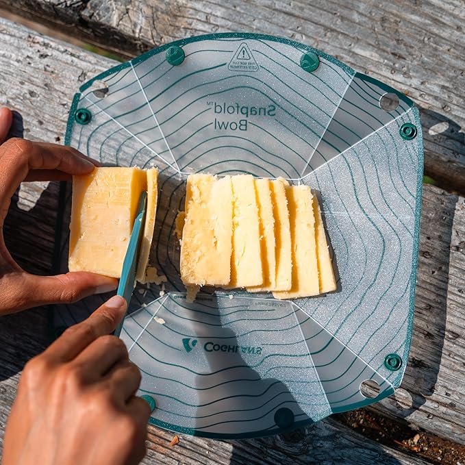 Coghlan's Snapfold™ Bowls 2-Pack – Collapsible, Lightweight and Leakproof for Camping, Hiking, Travel, Picnics, and Outdoor Adventures, BPA-Free, Foldable Space-Saving Design for Easy Storage