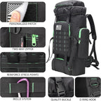 Hiking Backpack for Men 70L/100L Camping Backpack Military Rucksack Molle 3 Days Assault Pack for Climbing | Camping Backpack, 3 Days Assault Pack, for Climbing