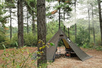 Hot Tent – 4 Season, Waterproof, Windproof, and Lightweight Shelter, Ideal for Camping, Hiking, Hunting, and Fishing.