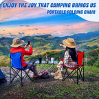 Huwena 10 Pack Folding Camping Chairs Bulk with Cupholder Carry Bags Lightweight Beach Chairs Collapsible Portable Outdoor Lawn Chair for Picnic, Camp, Outside