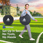 Sports Tent: Flycoop Portable Weather Pop Up Pod 2 Person to Provide Shelter from Wind Rain and Cold Weather Shelter for Outdoor Activities, Sports Events, Camping and Hiking