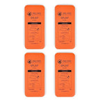 Finger Splint Pack of 4 – 2" x 4.5" Moldable Aluminum Finger Brace for Trigger Finger, Mallet Finger & Injury Immobilization – Lightweight, Reusable First Aid Splint Support