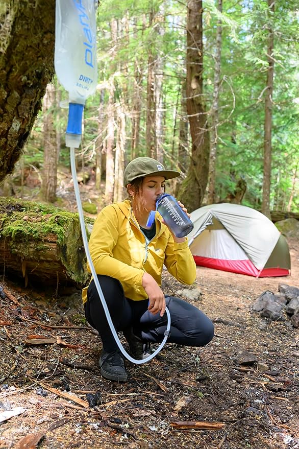 Platypus QuickDraw Ultralight 3 Liter Backpacking Gravity Water Filter System