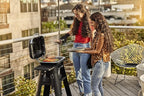 Weber Lumin Compact Outdoor Electric Barbecue Grill, Yellow - Great Small Spaces such as Patios, Balconies, and Decks, Portable and Convenient