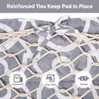 SUNCREAT Outdoor Portable Hammock Pad, 2 Person Polyester Hammock Pad, Gray