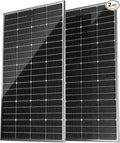Epoch 400W Bifacial Solar Panels,N-Type 12/24 Volt Monocrystalline Solar Panel, High-Efficiency Waterproof Solar Module for RV Camping, Boat, Marine,Off-Grid[200w×2pcs]