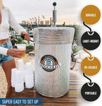 Portable Keg Cooler - Foldable, Reusable, Lightweight, Insulated, and Easy Setup