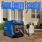 Westinghouse 5000 Peak Watt Super Quiet Dual Fuel Portable Inverter Generator, Remote Electric Start, Gas & Propane Powered, RV Ready 30A Outlet, Parallel Capable, Blue/Black