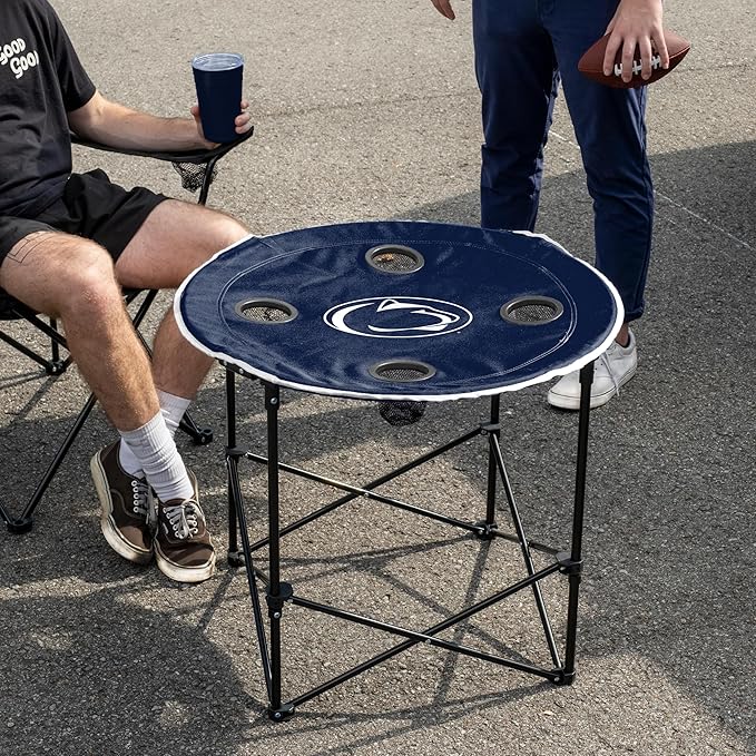 Logo Brands Officially Licensed NCAA Unisex Round Table, One Size, Team Color