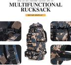 100L Camping Hiking Backpack,Molle military Tactical rucksack backpack,Waterproof Lightweight Hiking Backpack