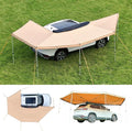 VEVOR 270 Degree Awning, 133 sq.ft Driver Side Vehicle Awning, Waterproof UV50+ Car Side Awnings with Carry Bag, All-Weather Free-Standing Overland Awnings Car Shelter for SUV Van Truck Camping