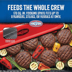 Kingsford Tabletop Charcoal Grill, Portable, Compact Grilling and BBQ, 17" Rectangular, 170 Sq In Cooking Surface