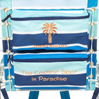 Tommy Bahama Hi-Boy 17" Seat Height 4-Position Lace-Up Suspension Folding Beach Backpack Chair