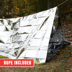Emergency Zone Reflective & Green Survival 2 Person Tube Tents. Available in 1, 2, 3, 48 Packs. (Reflective, 2)