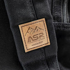 ASR Outdoor 30L Heavy Duty Gold Prospecting Backpack, Canvas Camping Rucksack (Black)