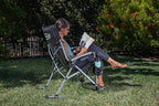 Picnic TIME NCAA Unisex-Adult NCAA Outdoor Rocking Camp Chair, XL Heavy Duty Camping Chair for Adults