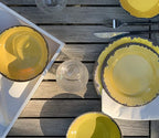 Fox Run 48790 Melamine Dinnerware Set, 10", Yellow