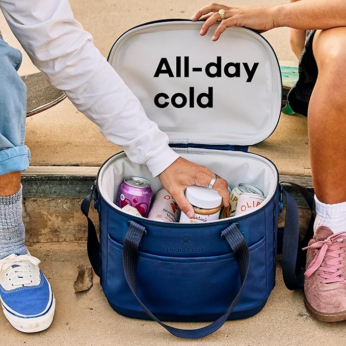 Hydro Flask Carryout Cooler - Insulated Portable Soft Cooler - 10 L Capacity in Harbor Blue