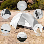 Naturehike Mongar Pro 1/2/3 Person Backpacking Tent,Waterproof Nylon Easy Setup Lightweight Camping Tent