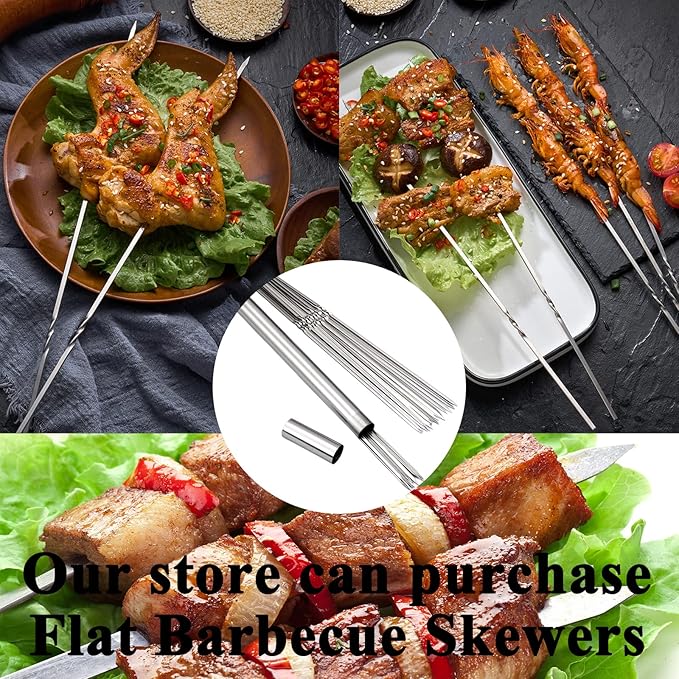 WILLBBQ Charcoal Grills Commercial Quality Portable Hibachi BBQ Lamb Skewer Folded Camping Barbecue Grill for Backyard Outdoor Cooking Use(31.6x10.3x5.1 inch) - The Perfect Gifts for Grill Lovers