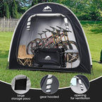 Bike Storage Shed Tent, 82*65*59 Inches, Outdoor Portable Storage Shelter for 4-5 Bicycles, 210D Oxford Fabric PU4000 Waterproof, Suitable for Storing Bicycles, Motorcycles and Various Tools