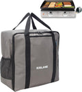 KISLANE Griddle Carrying Bag Fits for Blackstone 17’’ Tabletop Griddle, Griddle Accessories Storage for Outdoor BBQ, Gatherings, Camping (Grey)