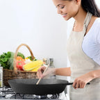 Commercial CHEF 15-inch Pre-seasoned Cast Iron Skillet