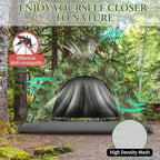 VINGLI Camouflage Camping Tent, Portable Dome Tent for 3/4 Person with 78L”x 78W”x 53H”Waterproof Nylon Oxford for Hiking, Climbing, Camping, Backpacking