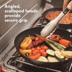 OXO Outdoor Camp Stove Tongs with Bottle Opener - 10.5 Inches