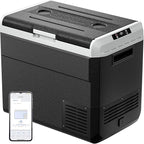 12 Volt Refrigerator, 64 Quart Electric Cooler, Car Fridge 12V/24V DC 100~240V AC, Portable Freezer -4℉~68℉, APP Control, Portable 12V Refrigerator Fridge for Truck, RV, Camping,Travel
